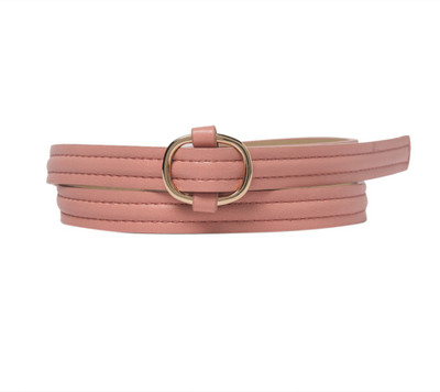 

Vero Moda Women Casual Pink Artificial Leather Belt, Peach amber