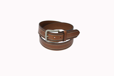 Pellezari Men Casual Brown Genuine Leather Belt