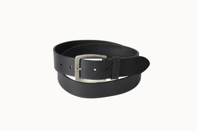 

Pellezari Men Casual Black Genuine Leather Belt