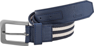 tZaro Men White, Blue Belt, White and blue