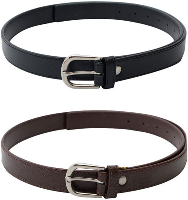 

Skyways Women Casual Black, Brown Artificial Leather Belt