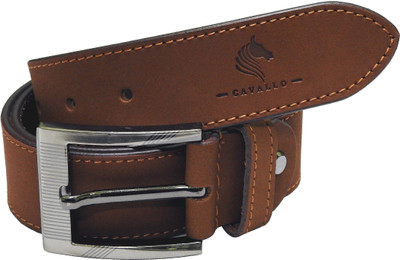 

Cavallo Men Casual, Evening, Party Brown Genuine Leather Belt