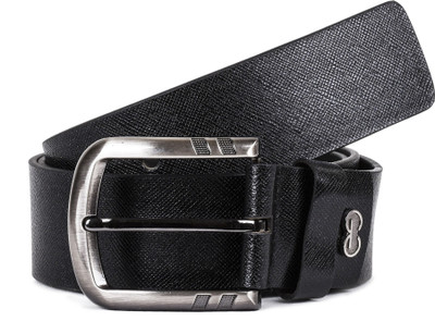 

Teakwood Men Formal Black Genuine Leather Belt