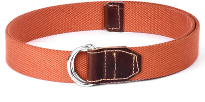 

Buckle Up Men Orange Genuine Leather Belt