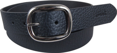 

Levitate Men Formal Black Metal, Genuine Leather Belt