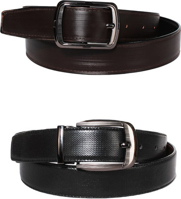 

Lenin Men Evening Brown Genuine Leather Reversible Belt
