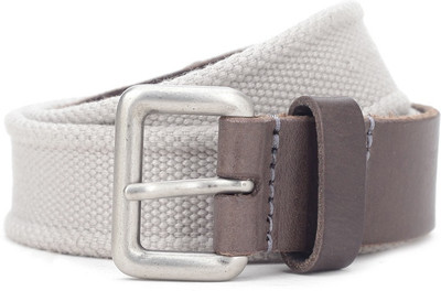 

United Colors of Benetton Men Grey, Brown Belt, 901