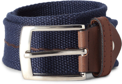 

Peter England Men Casual Blue Canvas Belt