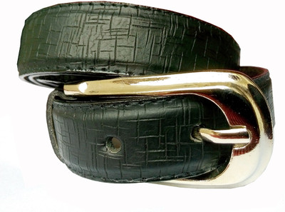 WSD Women Formal Black Synthetic Belt