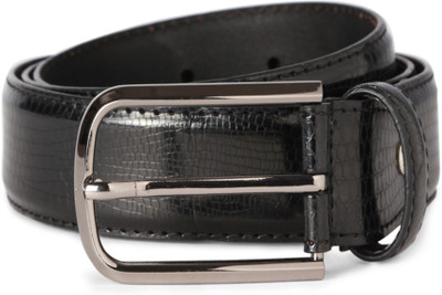 

Peter England Men Black Genuine Leather Belt