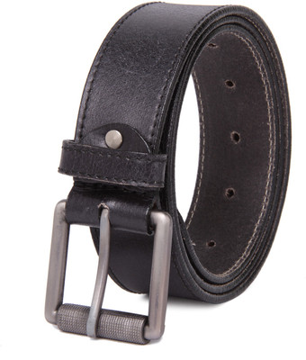 

NEUBUCK Men Black Genuine Leather Belt, Black pln