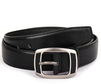 

Buckle Up Men Formal Black Artificial Leather Belt
