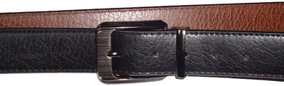 

AmahapGlamourDaze Men Formal Black Synthetic Belt