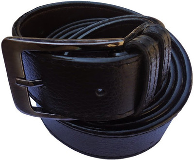 

M&Ms Men Formal Black Canvas Belt