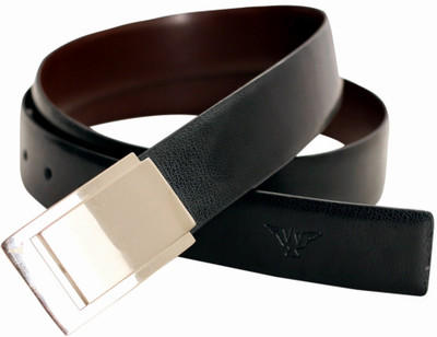 

Kamillo Men Formal Black Genuine Leather Reversible Belt