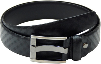 

Navaksha Men Formal Black Genuine Leather Belt