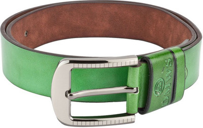 

Swiss Design Men Casual Green Genuine Leather Belt