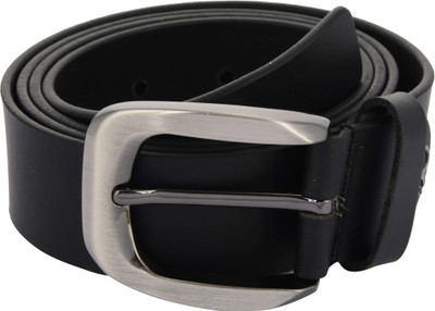 

L'Exotique Men Black Genuine Leather Belt