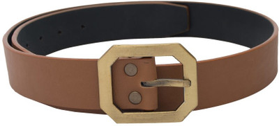 

Royal County Of Berkshire Polo Club Men Casual Tan Texas Leatherite Belt, Tan-02