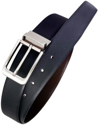 

Midas Men Formal Black, Brown Genuine Leather Reversible Belt