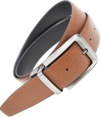 

Hari Om Enterprises Men Casual, Party Brown Genuine Leather Belt