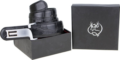 

Zeva Men Casual, Formal, Party Black Genuine Leather Belt, Black-20