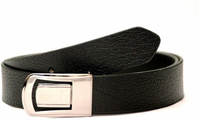 

Tops Men Formal Black Genuine Leather Belt