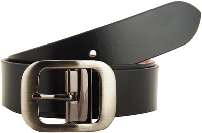 

Hill $ Oliver Men Black Genuine Leather Belt