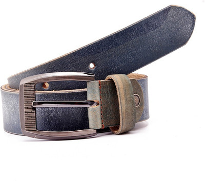 

Junckers Men Formal, Casual, Party, Evening Blue Genuine Leather Belt