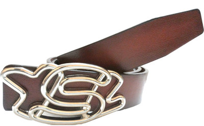 

Mode Boys Casual, Formal Brown Genuine Leather Belt, Brown-52