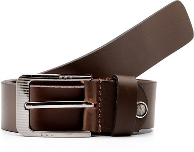 

Junckers Men Formal, Casual Brown Genuine Leather Belt, Dark brown