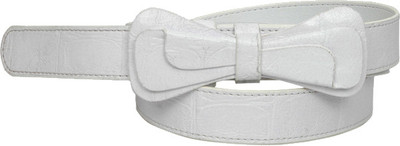 

Baggit Women White Genuine Leather Belt