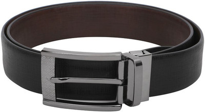 

Newhide Men Formal Black, Brown Genuine Leather Reversible Belt