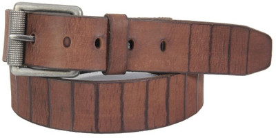

Buckle Up Men Casual Brown Genuine Leather Belt
