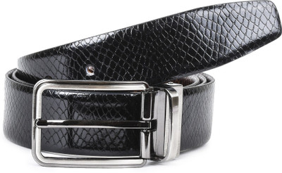 

Teakwood Men Formal Black Genuine Leather Belt