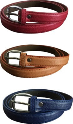 

Nagar Enterprises Women Casual Multicolor Artificial Leather, Fabric Belt, Multicolor-928