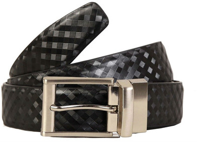 

Creative India Exports Men Brown, Black Artificial Leather Reversible Belt, Black/brown