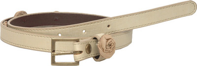

Baggit Women Casual Gold Genuine Leather Belt