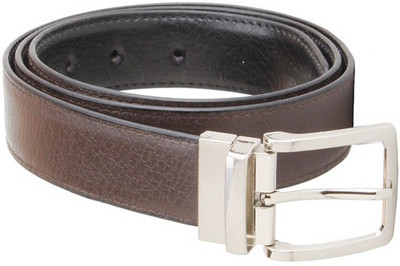 

Calibro Men Casual, Party, Formal, Evening Brown Texas Leatherite Reversible Belt