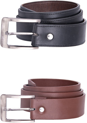 

Skyways Men Black, Brown Artificial Leather Belt