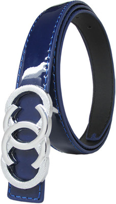 

Comfort Zone Women Casual, Party, Formal Blue Artificial Leather Belt