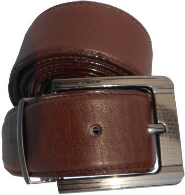 

P&E Men Formal Brown Artificial Leather Belt