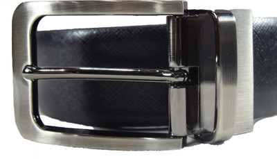 

Moochies Men Formal Black Genuine Leather Belt