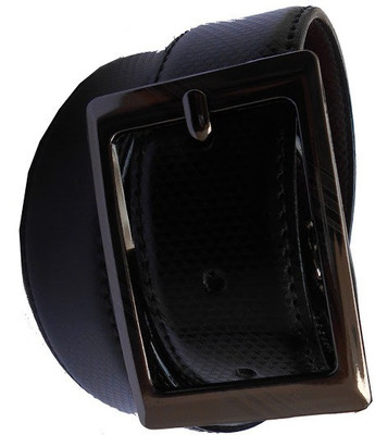 

AmahapGlamourDaze Men Formal Black Synthetic Belt