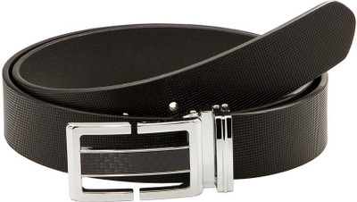 

Gildermen Men Formal Black Genuine Leather Belt