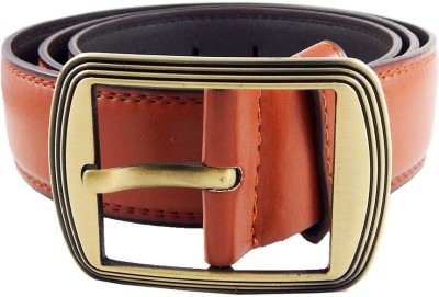 

Els Men Casual, Formal Khaki Artificial Leather, Synthetic Belt, Rust