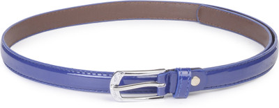 

Buckle Up Women Blue Artificial Leather Belt
