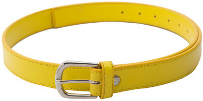 

Skyways Women Formal, Casual Yellow Artificial Leather Belt, Yellow-02