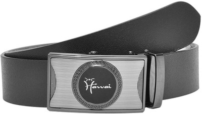 

Hawai Men Casual, Formal Black Genuine Leather Belt