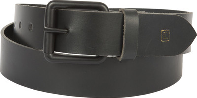 Leder Concepts Men Formal Black Genuine Leather Belt